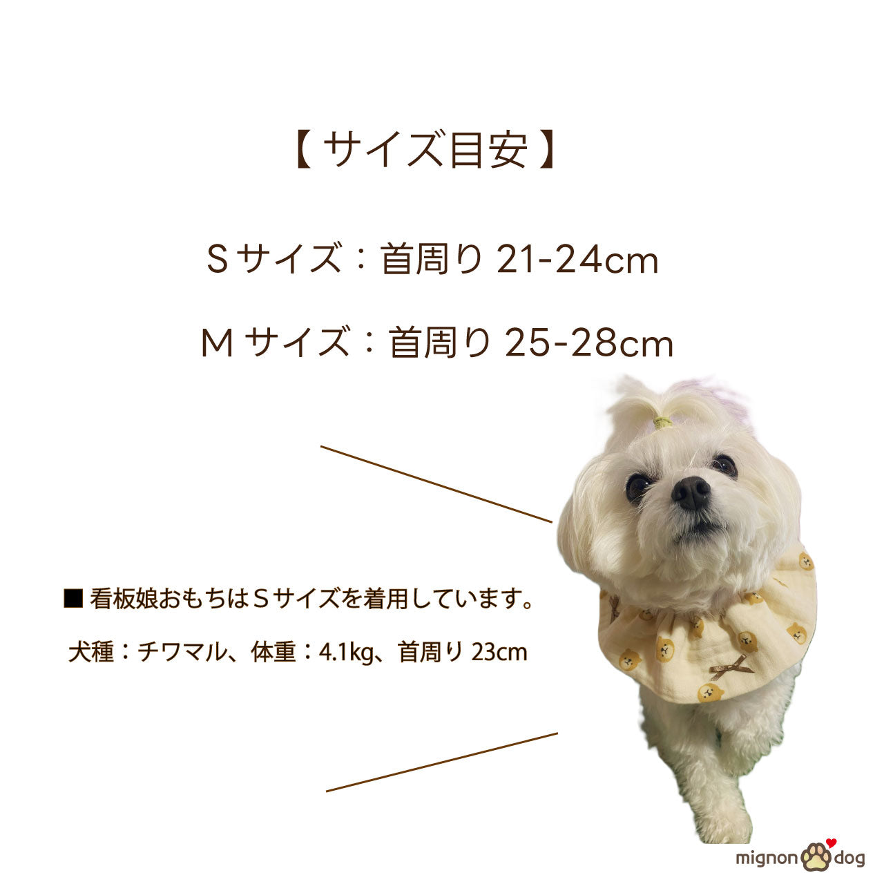 犬用スタイ｜くまさん柄の吸水性・通気性に優れた韓国直仕入トリプルガーゼ