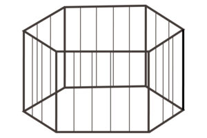 犬用のゲージサークルタイプ