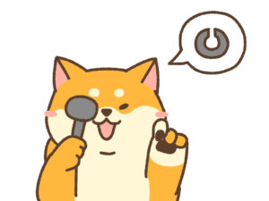 視力検査をしている犬