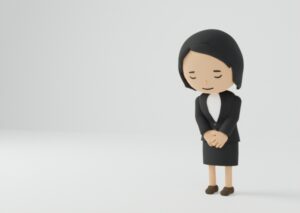 知っておいてほしいことをお願いする人