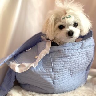 ドッグスリング BLUE 斜め掛けショルダータイプ